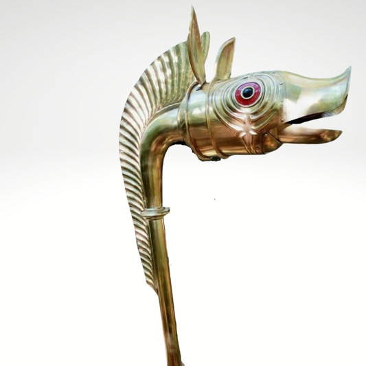 Authentic 18 Gauge Brass Iron Age Celtic Carnyx Deskford Fully Playable