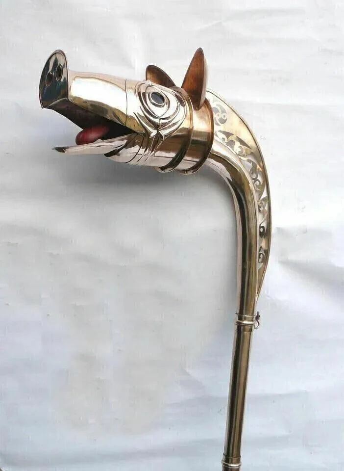 Celtic Carnyx Trumpet Replica Fully Playable