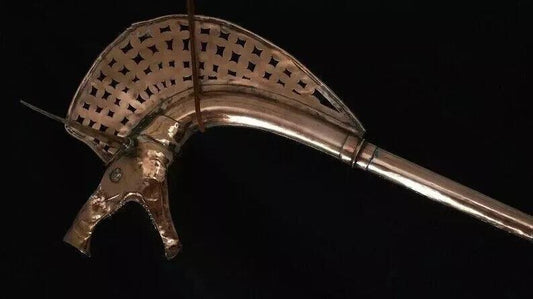 Playable 18-Gauge Brass Carnyx – Tintignac & Deskford Celtic War Horn
