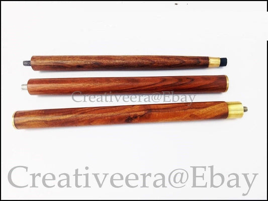Vintage Designer Brass Handle Antique Style Victorian Cane Wooden Walking Stick