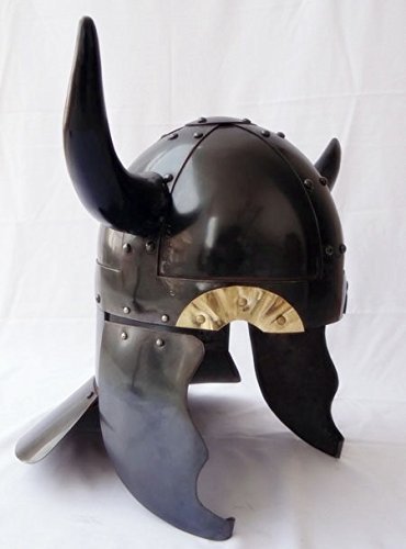 Medieval Viking Horns Helmet