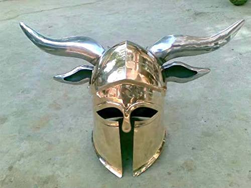 Products Steel Viking Warrior Horn Helmet