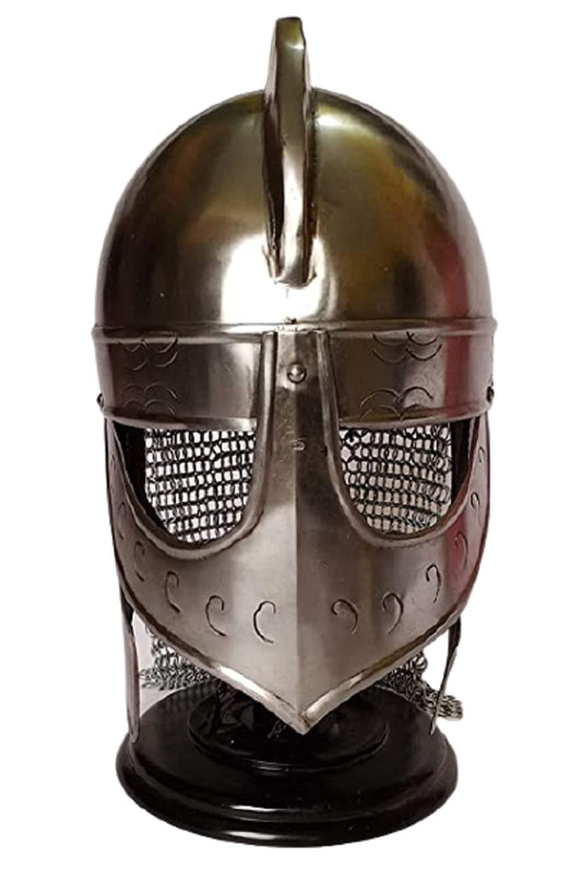 Viking Wolf Armor Helmet with chainmail