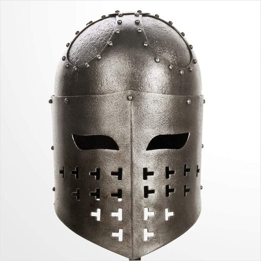 Medieval Spangenhelm/ Segmented Viking Knight Helmet