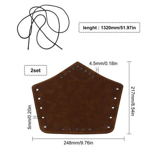 GORGECRAFT Leather Bracers Arm Armor