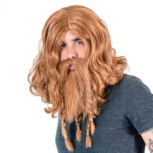 Viking Wig and Beard Costume