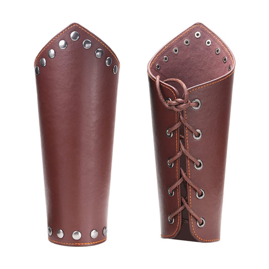 GORGECRAFT Leather Bracers Arm Armor