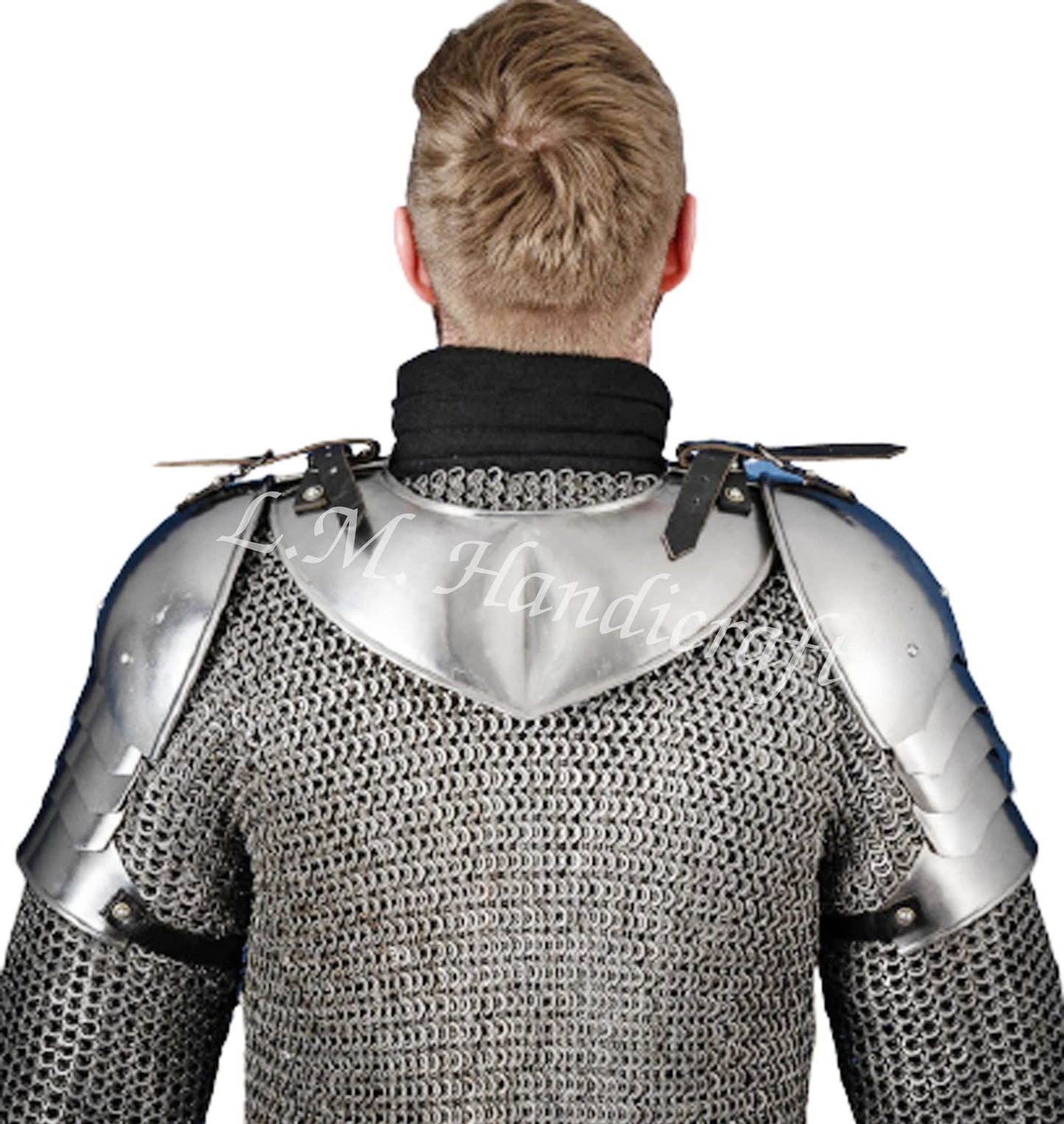 Medieval Silver Knight Armor Chainmail Shirt