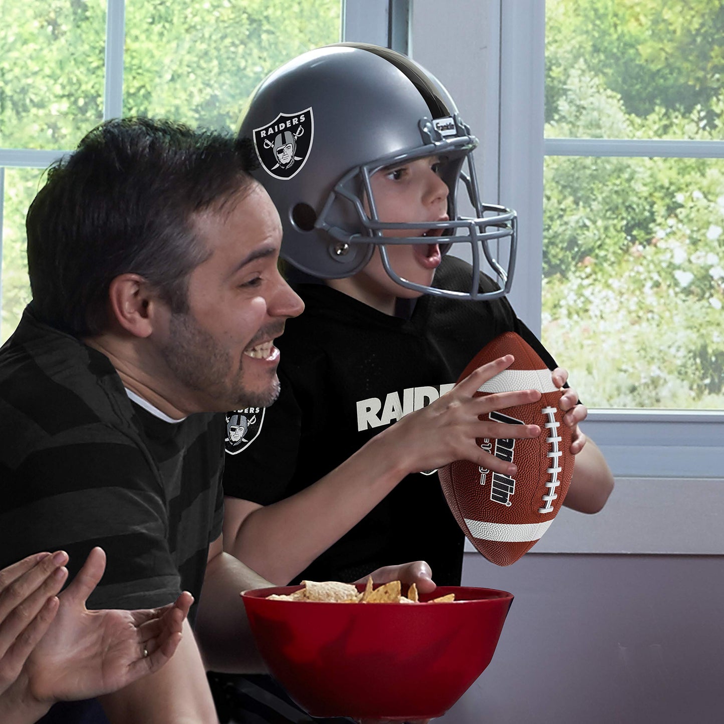 Franklin Sports NFL Youth Football Uniform Set for Boys & Girls - Includes Helmet, Jersey & Pants with Chinstrap + Numbers Minnesota Vikings Medium