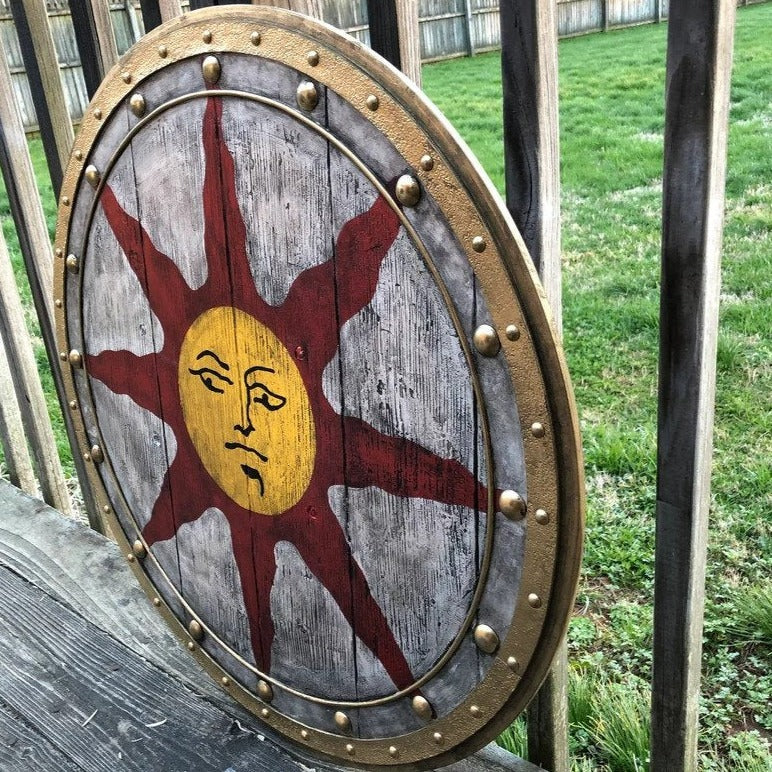 Sunlight Dark Souls Cosplay Plank Viking Shield, 24"