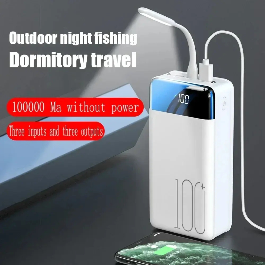 100,000 mAh power bank - VoltMax - Fast charging