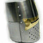 Medieval Knight Crusader Templar Armor Helmet Ambidextrous Reproduction - collectiblegiftitems