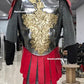 Medieval Roman Muscle Cuirass Armor Knight Breastplate Armor Wearable Halloween Costume - collectiblegiftitems
