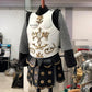 Medieval Roman Cuirass Greek Muscle Armor White LARP Knight Armor Halloween Costume - collectiblegiftitems