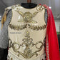 White Medieval Roman Muscle Cuirass Armor Knight Breastplate Larp Armor - collectiblegiftitems