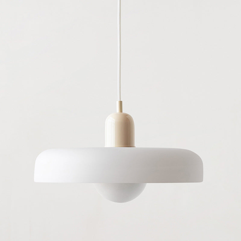 Coloured Glass Pendant Light Bauhaus Style