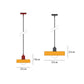 Coloured Glass Pendant Light Bauhaus Style