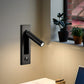 Integrated bedside sconce, contemporary design