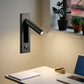 Integrated bedside sconce, contemporary design