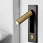 Integrated bedside sconce, contemporary design