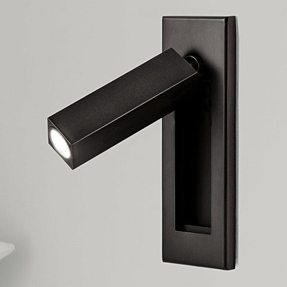 Integrated bedside sconce, contemporary design