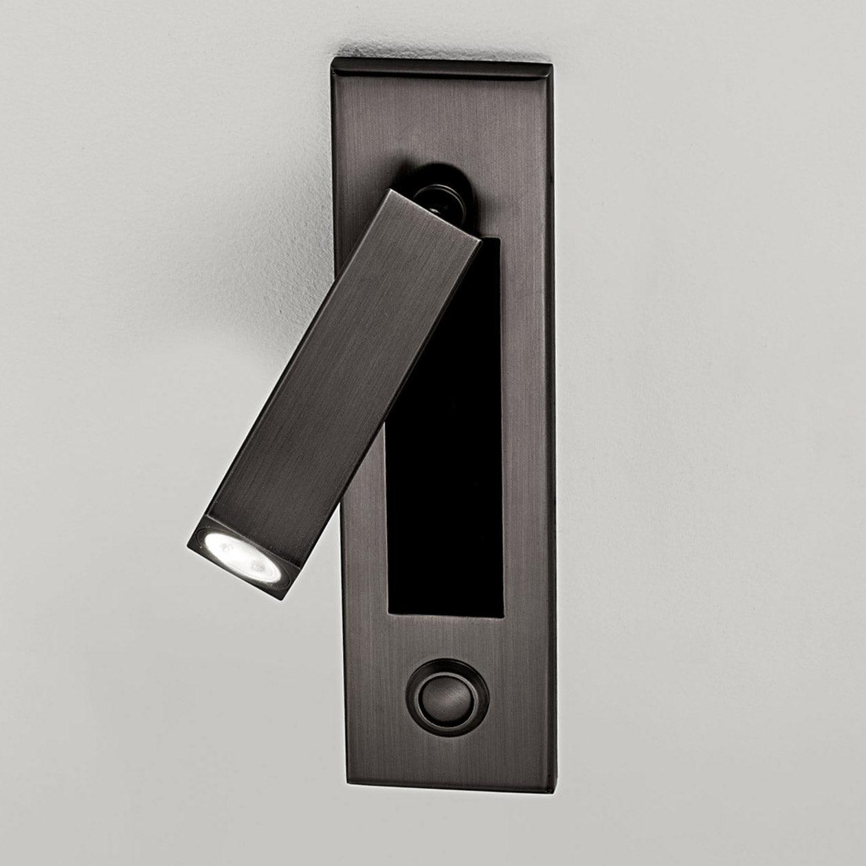 Integrated bedside sconce, contemporary design