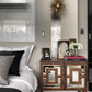Integrated bedside sconce, contemporary design