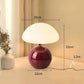 Creamy Mushroom Table Lamp, French Style