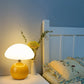 Creamy Mushroom Table Lamp, French Style