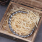 Stainless Steel Nordic Viking Norse Raven Bracelet adjustable Men Wristband Cuff Bracelets with Viking Wooden Box