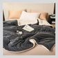Thick Double Layered Lamb Plush Blanket Cozy