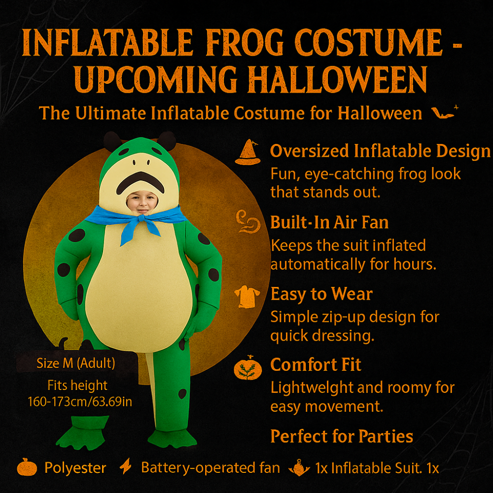 Inflatable Frog Costume | Funny Oversized