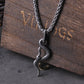 Never Fade Witch Snake Necklace Serpent Pendant Amulet Magic Gothic Pagan Jewelry For Women