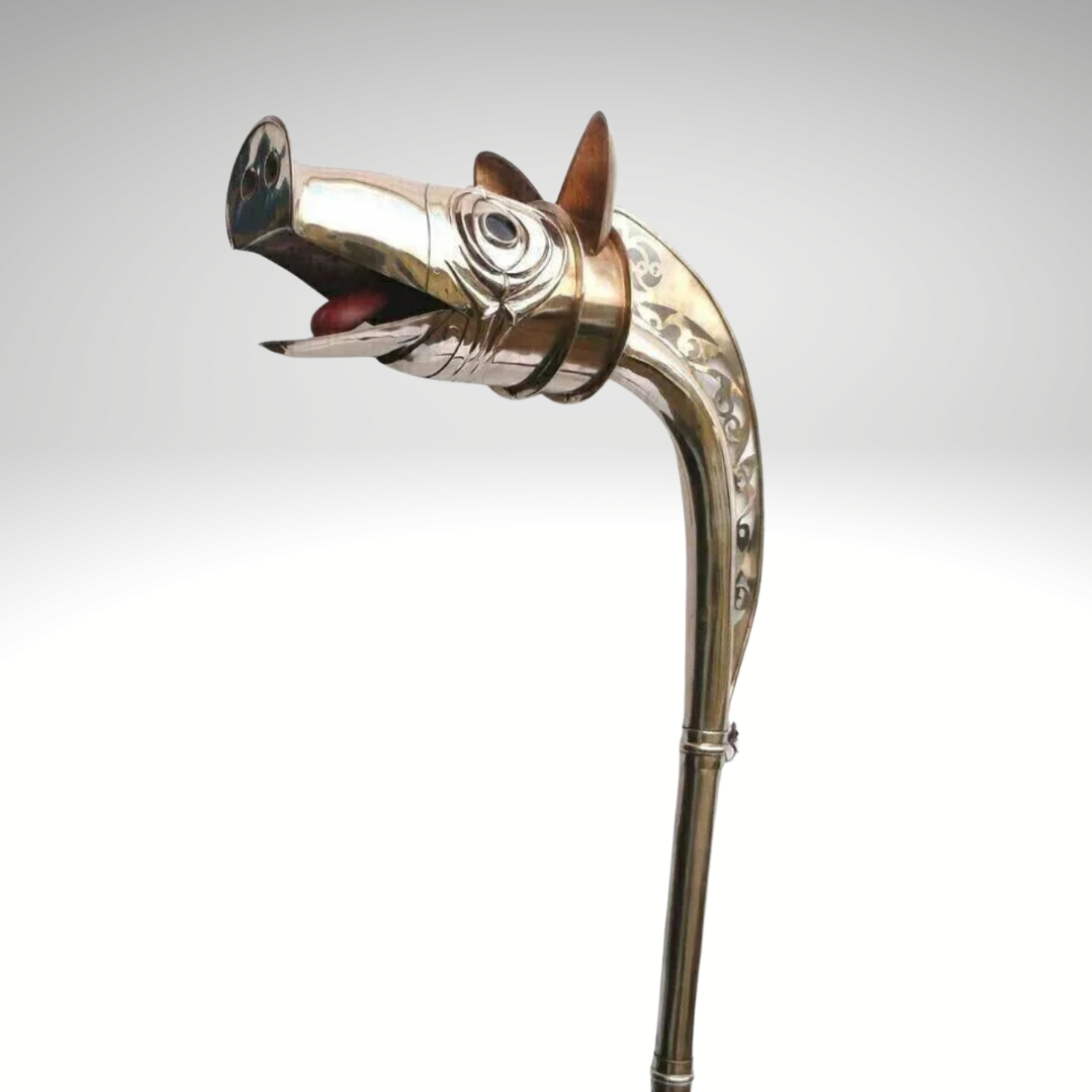 Celtic Carnyx Trumpet Replica Fully Playable