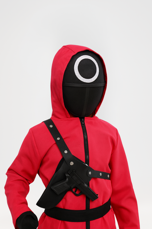 Kids Guard Costume Jumpsuit | Hooded Mask Outfit