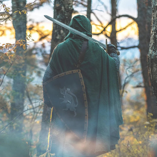 Norse Merchant Medieval Hooded Viking Cape