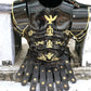 Roman Black Muscle Armor Set – Medieval Greek Gladiator Cuirass with Helmet & Pauldrons | Spartan 300, LARP, Cosplay, Halloween Costume