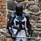 Medieval Black Templar Knight Armor Set: Full Steel Suit, LARP Cosplay