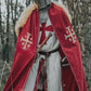Templar Knight Armor Suit | Medieval Crusader Red Cross Armor | Wearable Costume for LARP, Cosplay, Reenactment, SCA