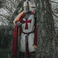 Templar Knight Armor Suit | Medieval Crusader Red Cross Armor | Wearable Costume for LARP, Cosplay, Reenactment, SCA