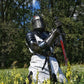 Medieval Black Templar Knight Armor Set: Full Steel Suit, LARP Cosplay