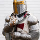 Medieval Templar Armor | Knight Armor Set | Polished Steel Suit with Surcoat and Cros | Warrior Armor | Crusader Combat Full Body Armor Suit