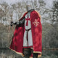 Templar Knight Armor Suit | Medieval Crusader Red Cross Armor | Wearable Costume for LARP, Cosplay, Reenactment, SCA