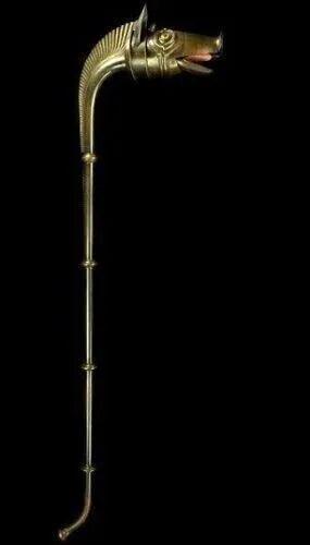 Medieval Celtic Deskford Carnyx 18 Gauge Brass Fully Playable carnyx for sale