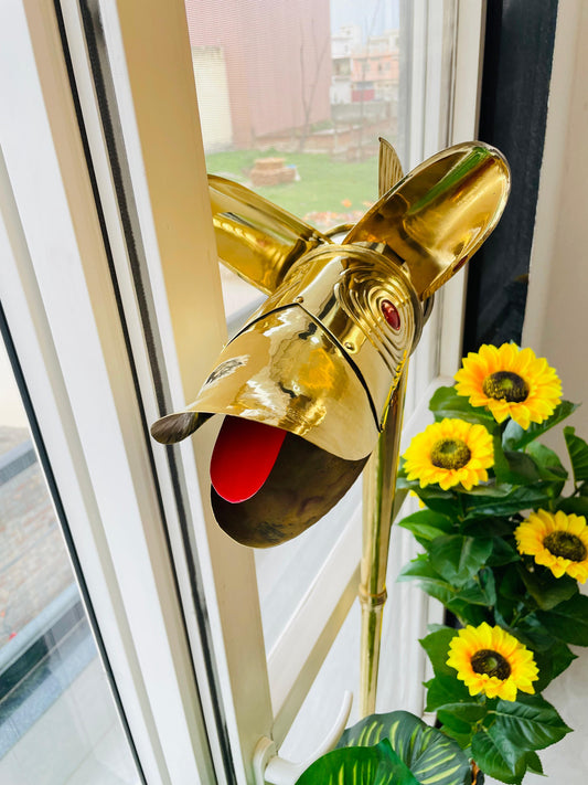 Medieval Celtic Deskford Carnyx 18 Gauge Brass Fully Playable Carnyx for Sale