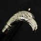 New Eagle Head Handle Walking Stick Cane Solid Brass Handle Wooden Stick Gift