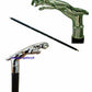 Jaguar Solid Brass Handle Style Black King Cane Walking Stick Gift new designer