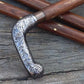 Antique Walking Stick Vintage Brass Handle Victorian Designer Shaft Cane Wooden