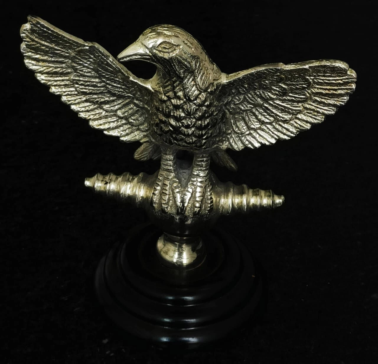 Roman Aquila Eagle Standard Full Bronze Medieval Roman Eagle sculpture