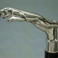 Antique Brass Jaguar Handle Wooden Vintage Design Walking Stick Cane Silver Head